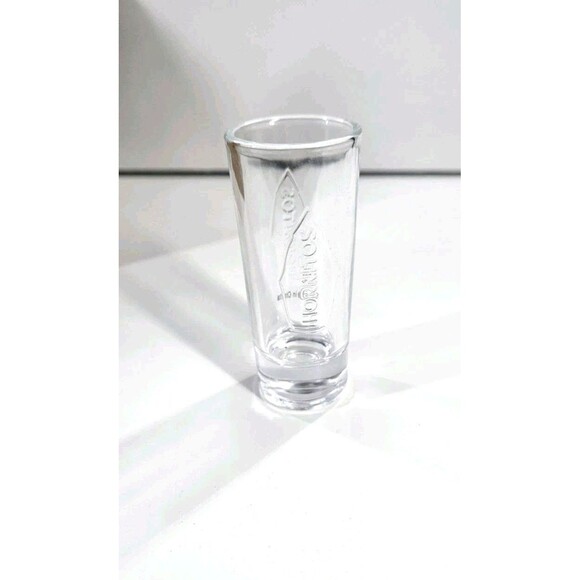 NIB 12 Pack Hornitos Tall Tequila Shoptwr Shot Glasses Embossed With Logo  Clear